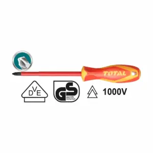 Total Tools Total Phillips Screwdriver 100mm Insulated THTISPH2100