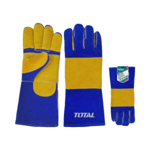 Total Tools Total Welding Leather Gloves 16", Heat Resistant, Can Prevent Sparks from Splashing TSP15216