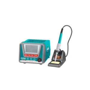 Total Tools Total Electric Soldering Iron Station 60W with Digital Display, Temperature Adjustment, Stand TET160923