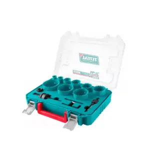 Total Tools Total HSS M3 Bi-metal Hole Saw Set TACSH0132 (Pack of 13pcs)