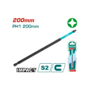 Total Tools Total Impact Screwdriver Bit PH1 200mm TACIM71PH1200