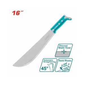 Total Tools Total Rivet Handle Bush Machete 16" THMPS0116
