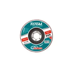 Total Tools Total Flap Disc 180mm P60 for High Steel, Steel, Cast Iron & Sheet Steel TAC631802