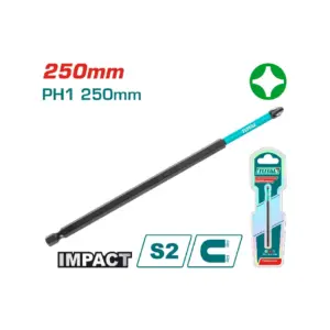 Total Tools Total Impact Screwdriver Bit PH1 250mm TACIM71PH1250