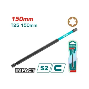 Total Tools Total Impact Screwdriver Bit T25 150mm TACIM71T25150