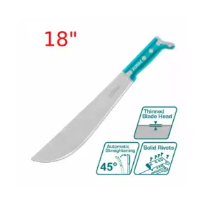 Total Tools Total Rivet Handle Bush Machete 18" THMPS0120