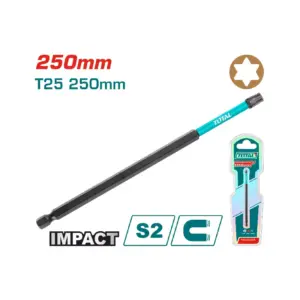 Total Tools Total Impact Screwdriver Bit T25 250mm TACIM71T25250