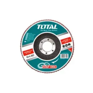 Total Tools Total Flap Disc 180mm P80 for High Steel, Steel, Cast Iron & Sheet Steel TAC631803