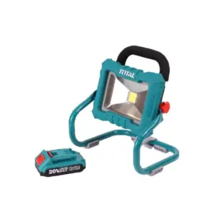 Total Tools Total Cordless Portable LED Work Lamp 20W with 1pcs 20V 2.0AH Battery & Charger TWLI2025