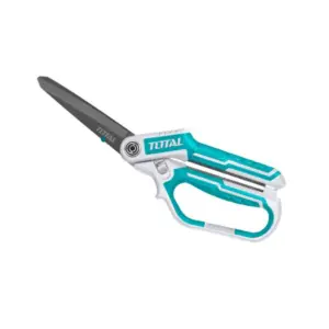 Total Tools Total Rubber Grip Long Blade Heavy Duty Scissor 255mm 10" with Titanium Plated Stainless Steel Blade THSCRS832558