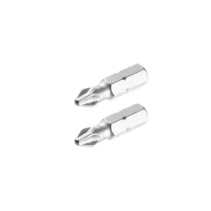 Total Tools Total Magnetic Tip Screwdriver Bit PH2 25mm, S2 Industrial Steel 2pcs Set TAC16PH214