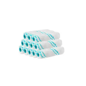 Total Tools Total Roller Cover (Inner Wall) 100mm/4"  Micro Fibre 12mm 12pcs Bag THRC560412