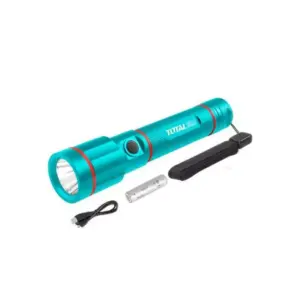 Total Tools Total LED Flash Light 450lm with 5 Modes, 1pcs 2000mAh 18650 Li-ion Battery TCFL1865051