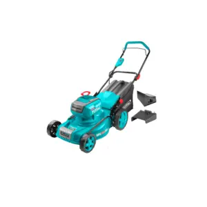 Total Tools Total Lawn Mower Cordless, Lithium-ion 40V(20V+20V) with 8 Gears, Brushless Motor, 3 Functions TLMLI20185