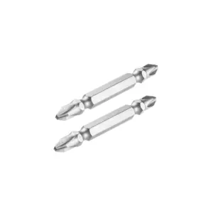 Total Tools Total Magnetic Tip Screwdriver Bit PH2+PH2 65mm, S2 Industrial Steel 2pcs Set TAC16PH234