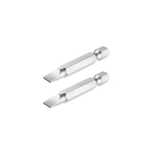 Total Tools Total Magnetic Tip Screwdriver Bit SL6x1.0 50mm, S2 Industrial Steel 2pcs Set TAC16SL624