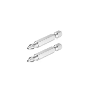 Total Tools Total Magnetic Tip Screwdriver Bit PH2 50mm, S2 Industrial Steel 2pcs Set TAC16PH224