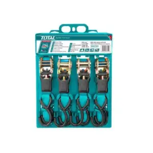 Total Tools Total Ratchet Straps 4pcs Set 0.65T x 6m THTRS065606