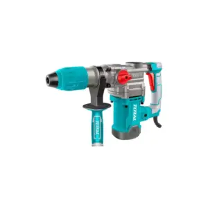 Total Tools Total Rotary Hammer SDS MAX 1600W with Chisel-locking & Anti-vibration System, 2 Drills, 2 Chisels, 1 Extra Carbon Brush TH1163855