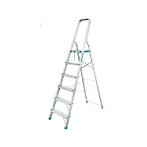 Total Tools Total Household Ladder with 6 Steps, Aluminium Body THLAD06061