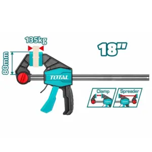 Total Tools Total Quick Bar/F Clamp 80 x 450mm THT1346801
