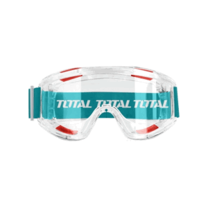 Total Tools Total Safety Goggles Clear with Unique Air Hole Design, 180° View TSP309