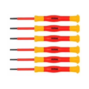 Total Tools Total Screw Driver Precision 6pcs Set Insulated THKIPSD0601