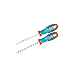 Total Tools Total Screwdriver Set with S2 Blade, Strong Magnetic Pull, Ergonomic Handle TKSDS0226 (Pack of 2pcs)