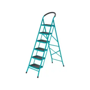 Total Tools Total Steel Ladder 6 Steps 380x260mm Max Load 150Kg THLAD09061