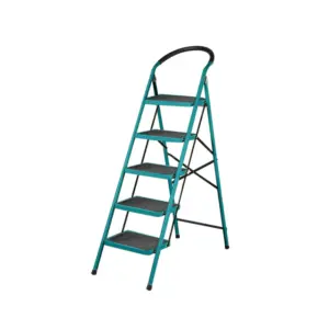 Total Tools Total Steel Ladder 5 Steps 380x260mm Max Load 150Kg THLAD09051