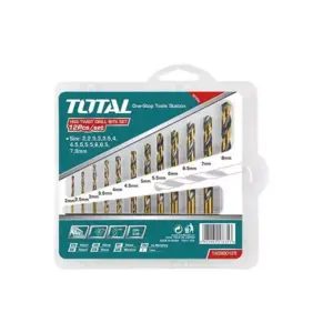 Total Tools Total HSS Twisted Drill Bit Set 12pcs TACSD0125
