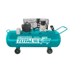 Total Tools Total Air Compressor Belt Driving System, 2 Cylinder Compressor, Copper Wire Induction Motor 500L 5.5kW 380V TC1755002