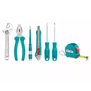 Total Tools Total Tool Box Hand Tools 7pcs Set THKTHP90076