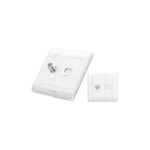 Total Tools Total Socket TV and Telephone 86 x 86mm THESST502TT