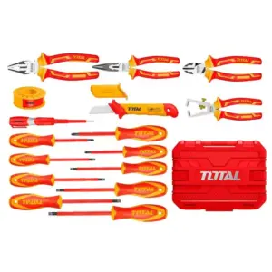 Total Tools Total Tool Box Hand Tools 16pcs Set Insulated THKITH1601
