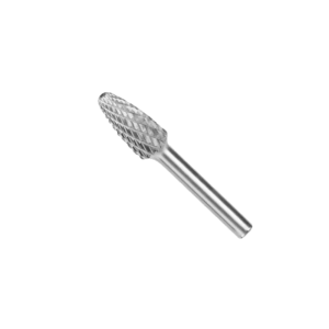 Total Tools Total Drill Bit Tungsten Carbide Rotary Burrs for Shaping, Grinding, The Removal of Sharp Edges, and Excess Material, Shank 6mm Head 8mm TAKC1005