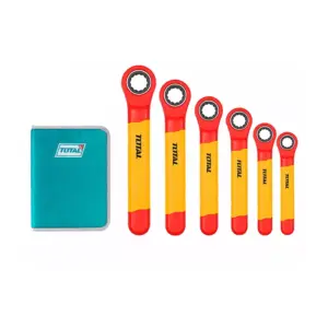 Total Tools Total Spanner Ring Set Ratchet Type 6pcs Insulated THKISPA0603