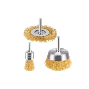 Total Tools Total Wire Brush Set Pack of 3 TAC310031