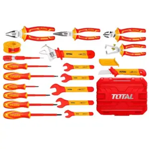 Total Tools Total Tool Box Hand Tools 19pcs Set Insulated THKITH1901