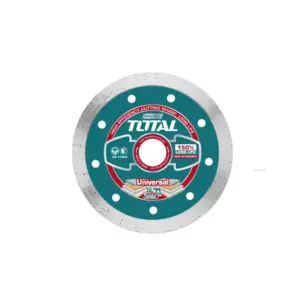 Total Tools Total Wet Diamond Cutting Disc 180mm Continous Rim for Stone, Concrete, Brick Cutting TAC2121801