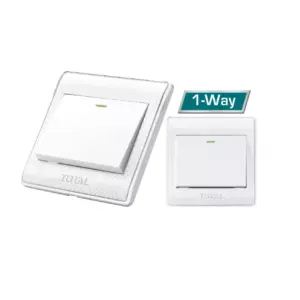 Total Tools Total 1 Gang Switch Electric 1 Way 16A THESSH01101