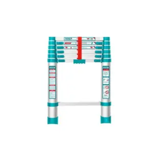 Total Tools Total Telescopic Ladder with 6 Steps, Aluminium Body, Easy Carry THLAD08061