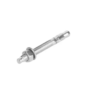 Total Tools Total Galvanized Wedge Anchor 3/8"x3" Carbon Steel, Zinc Plated Finish THWWA3831 (Pack of 80pcs)