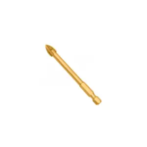 Total Tools Total Tile & Glass Drill Bit 4x74mm with High Quality Carbide Tip TACG210412