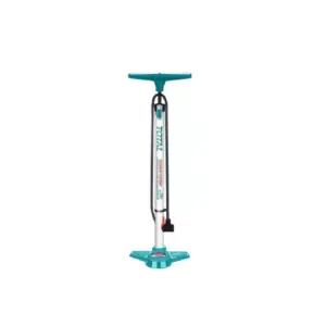 Total Tools Total Tyre Hand Pump φ32*580mm with Bar & PSI Double Units, Aluminium Tube TMPP3201