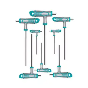 Total Tools Total Hex Wrench & Allen Key Set T-handle 8pcs THHW8081