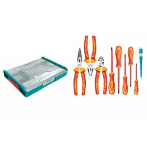 Total Tools Total Tool Box Hand Tools 9pcs Set Insulated THKTV02H091