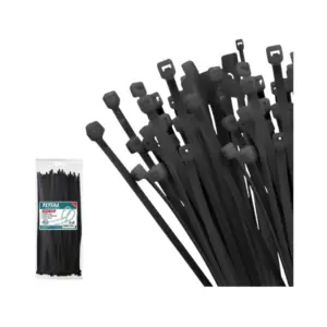 Total Tools Total Cable Ties 200 x 3.6mm Black (100pcs Set) THTCTB20036
