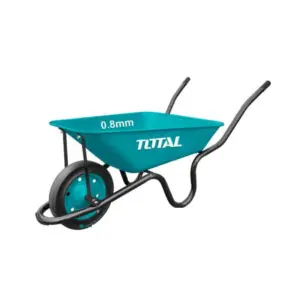 Total Tools Total Wheel Barrow 120Kg 60L with 13x3" Solid Wheel, 4CBF Sand Capacity THTWB380008