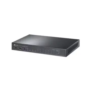 TP-Link 8-Port 10/100Mbps + 3-Port Gigabit Desktop Switch with 8-Port PoE+, Reliable Power over Ethernet TL-SL1311P